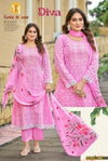 Diva By Tunic House Cotton Wholesale Kurti With Bottom Dupatta In India
